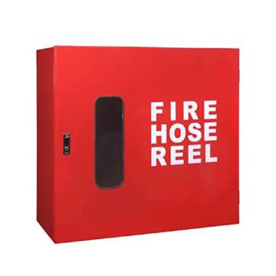 Caja de gabinete de manguera de bomberos para accesorios de equipo de lucha contra incendios Carrete de manguera de incendios