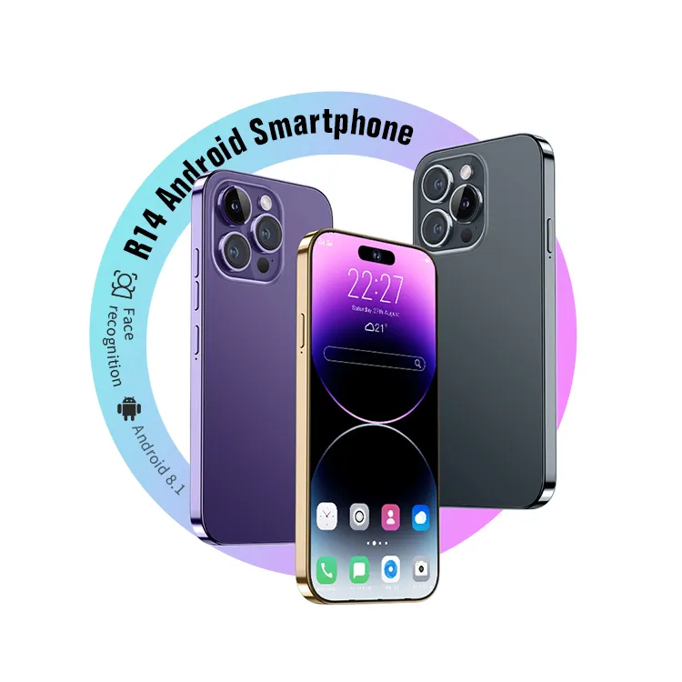 זול נמוך מחיר חדש לגמרי אנדרואיד 3g 4g נייד חכם טלפון Smartphone 2gb + 16gb