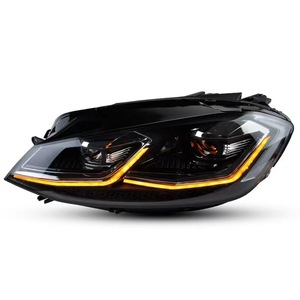 Golf 7 Headlight Assembly Modified High 7.5 Headlight Lens Xenon Lamp <strong>LED</strong> Daytime Running Light - Product Image 2