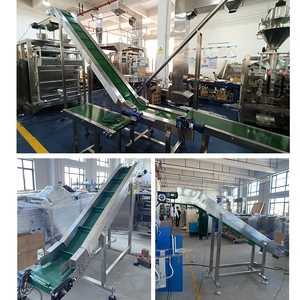 Máquina de cinta transportadora de alimentación inclinada de material de alta calidad para carga y descarga de material a granel de polvo de grano