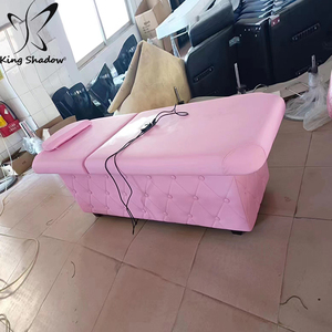 Kingshadow meja pijat elektrik, tempat tidur Salon kecantikan, merah muda, pijat, getah wajah mewah - Product Image 4
