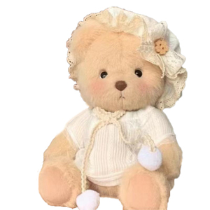 30cmリナクマぬいぐるみかわいいドレス衣装テディベア服クマを作り、あなた自身のぬいぐるみの女の子のギフトを作る - Product Image 1