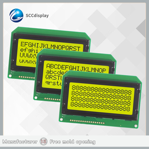 Sccdisplay của nhà sản xuất COB <span class=keywords><strong>16x4</strong></span> Nhân Vật <span class=keywords><strong>LCM</strong></span> mô-đun jxd1604b màu vàng <span class=keywords><strong>LED</strong></span> Đèn nền STN LCD hiển thị-20C + 70C 17pin - Product Image 2