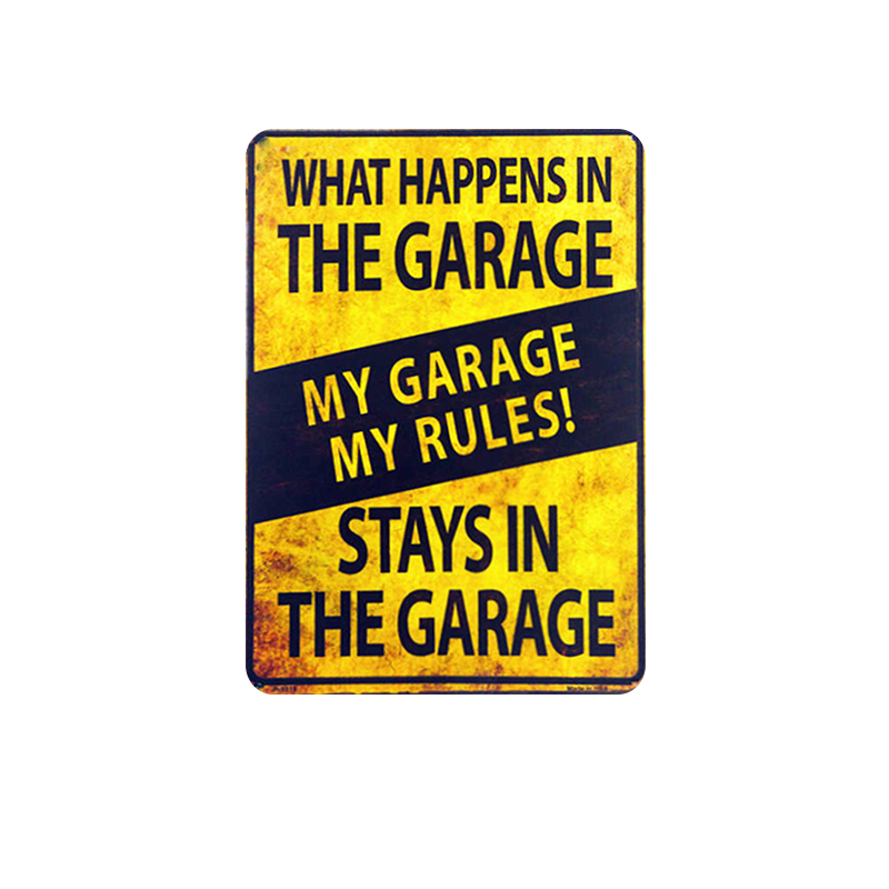 Mon garage mes règles