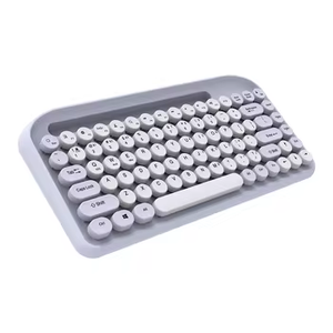 Keywin Venta al por mayor 84-Key Mini Wireless BT Keyboard Portable Keyboard con ranura para iPad Tablet para Windows Android Mac - Product Image 2