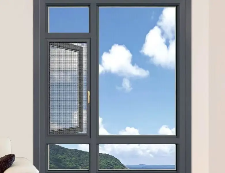 As2047 certificato australiano Standard ad alta efficienza energetica termo taglio termico finestre in alluminio doppio vetro
