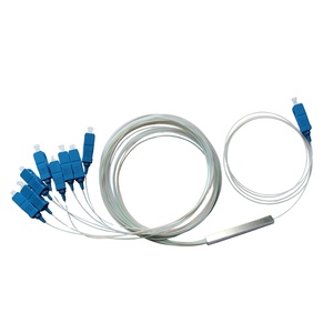 OPTICAL PLC <strong>SPLITTER</strong> <strong>1</strong>*2 <strong>1</strong>*4 <strong>1</strong>*<strong>8</strong> <strong>1</strong>*16 LC SC APC UPC <strong>SPLITTER</strong> STEEL TYPE Mini Type - Product Image 1