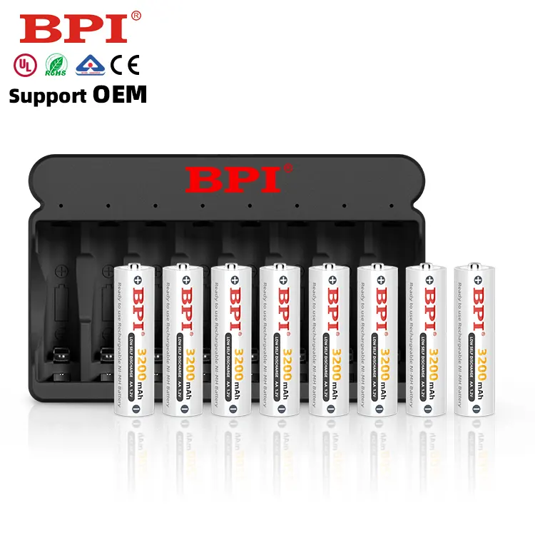 Supermarkt Groothandel Oplaadbare 1.2V 1.5V 9 V Aaa 9 V C D Nimh Cel 9 Volt 700Mah 3000Mah Nikkel Metaal Hydride Ni-Mh Batterij