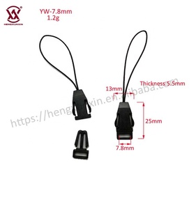 High Quality Black Color Stable Phone <strong>Loop</strong> Mobile <strong>String</strong> Plastic Side Release <strong>Buckle</strong> - Product Image 4