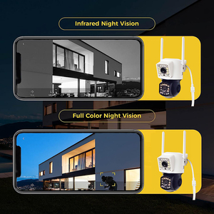 Fábrica OEM/ODM al aire libre impermeable dos lentes red IP WiFi cámara de seguridad - Product Image 5