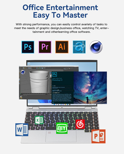 Laptop para jogos portátil, <span class=keywords><strong>notebook</strong></span> de 14.1 polegadas com LED slim, preço barato, alta qualidade, N95 I7 I5 128g