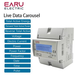 110V 220V 80A Tuya Smart monofase bidirezionale misuratore di energia Monitor consumo energetico Timer KWh Meter EA4121C - Product Image 3