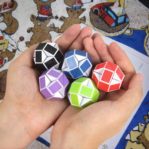 Mini 24 blok Fidget yılan küp plastik sihirli hız bulmaca kutusu oyuncak 14 yıldır Unisex parti çanta dolgu ve malzemeleri - Product Image 3