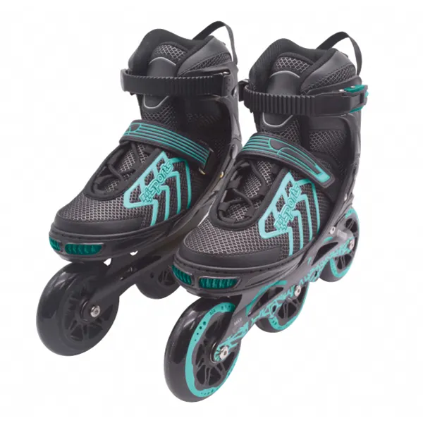 Pattini in linea da corsa professionali scarpe 3 PU Wheel ALU Chassis stampa a trasferimento termico regolabile per adolescenti principianti adulti