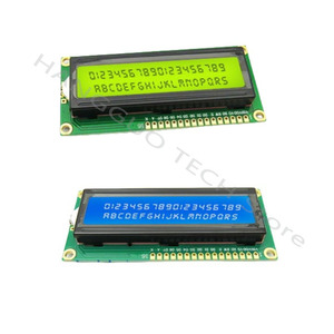 Schermo blu 1602A/schermo giallo-verde 5V LCD con retroilluminazione IIC/I2C LCD1602A - Product Image 1