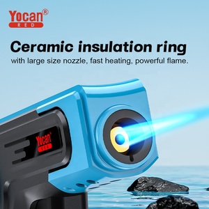 Yocan红色火把20000压电点火可调火焰气体喷灯打火机 - Product Image 4