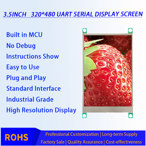 3,5 Zoll 320*480 UART Serial Interface-Bildschirm 4PIN RX TX 3,5 ''3,5-Zoll-TFT-LCD-Anzeigemodul TWJC035 - Product Image 3