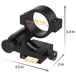 RTS Feyachi T15 Flip to Side <strong>Mount</strong> 30MM for Red Dot Magnifier Compatible with PT Suitable for Hunting Scope <strong>Mounts</strong> &amp; Accessories - Product Image 3