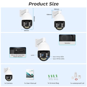BESDRE Full HD 5MP 36X optik Zoom uzun menzilli IP POE PTZ güvenlik kamerası Speed Dome Power Over Ethernet güvenlik POE PTZ kamera - Product Image 6
