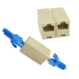 Ethernet сетевой кабель локальной сети, Столярный удлинитель, штекер 10 шт. RJ45 Cat5 8P8C, разъем, соединитель для удлинения широкополосной сети - Product Image 1