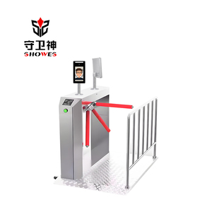Il portone del tornello del treppiede di Showes con il contro sistema di controllo di accesso di riconoscimento di fronte per la palestra - Product Image 1
