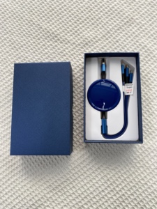 3 in 1高速充電コード引き込み式マルチ充電ケーブルソロリティタイプCデータケーブル - Product Image 2