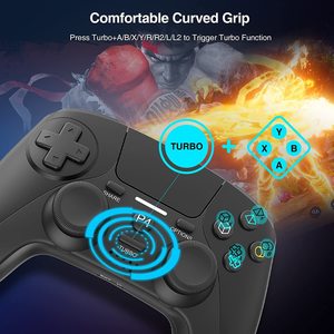 Venta caliente PS4 Controlador inalámbrico BT Joystick Game Controller Gamepad para PS 4 Pro 3 Slim PC - Product Image 5