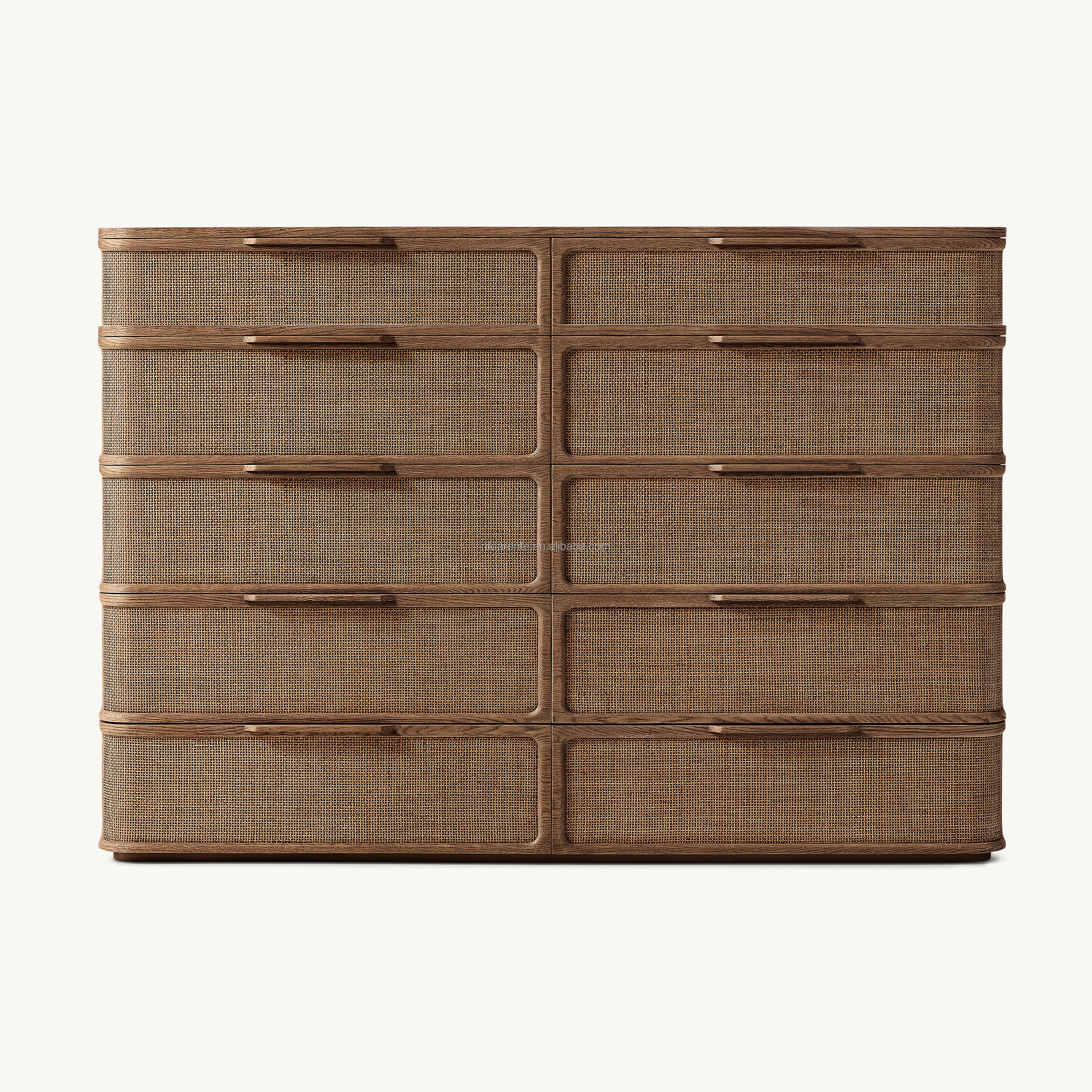 Brown Oak/Cane