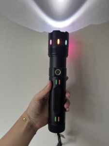 Antorcha recargable LED fluorescente de 30W de largo alcance (1000 metros) Fuente de alimentación de haz láser blanco luminoso alto tipo C - Product Image 4