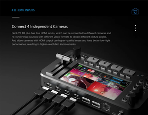 SPROLINK NeoLive R2 Plus USB 3.0多摄像机兼容4高清输入视频捕获记录混合器切换器 - Product Image 5