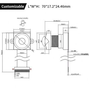 Factory price IMX290 1920x1080 2MP 120fps <strong>16</strong>:<strong>9</strong> <strong>Camera</strong> Module MIPI WDR Image sensor Starlight Night Vision monitoring - Product Image 4