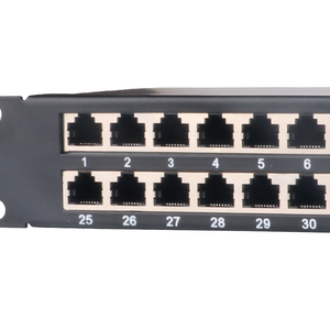 高品质FTP屏蔽 24 端口RJ45 Cat5e Cat6 网络接线板与PCB Keystone Jack - Product Image 4