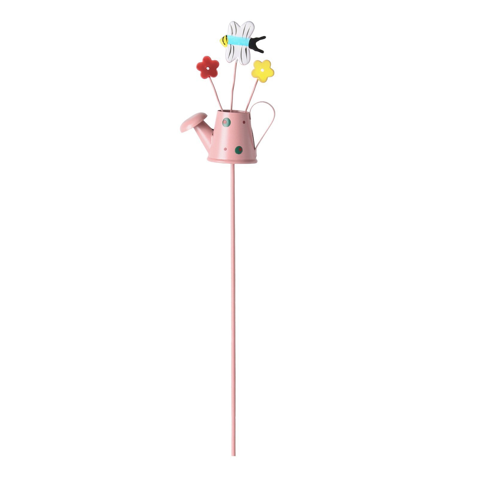 Petite bouilloire abeilles roses