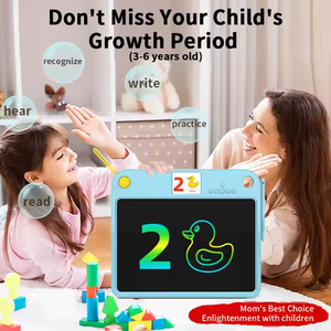 キッズグラフィティ2 in 1インテリジェント英語学習と練習機付きLCDライティングタブレット描画ボード - Product Image 6