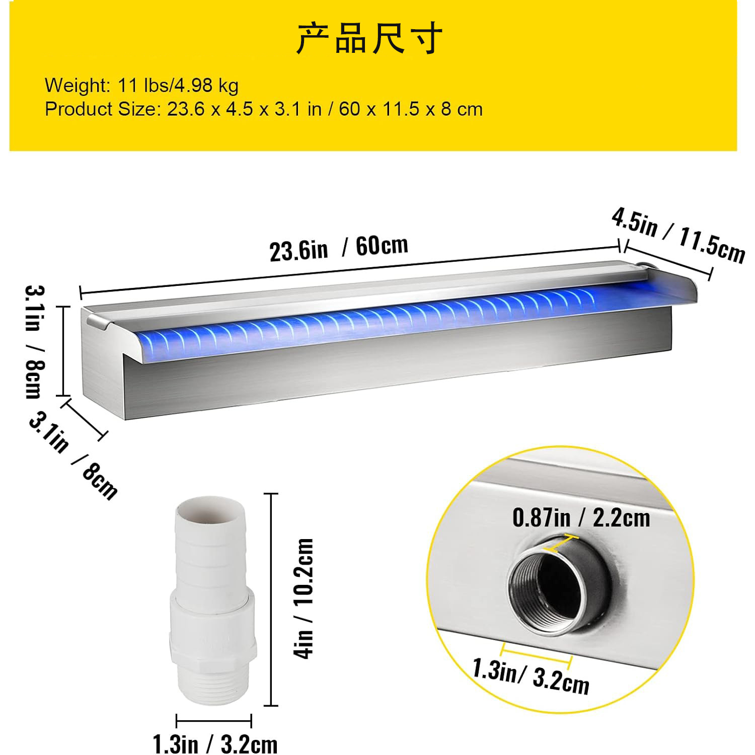 Swled600236in-spina europea-220v
