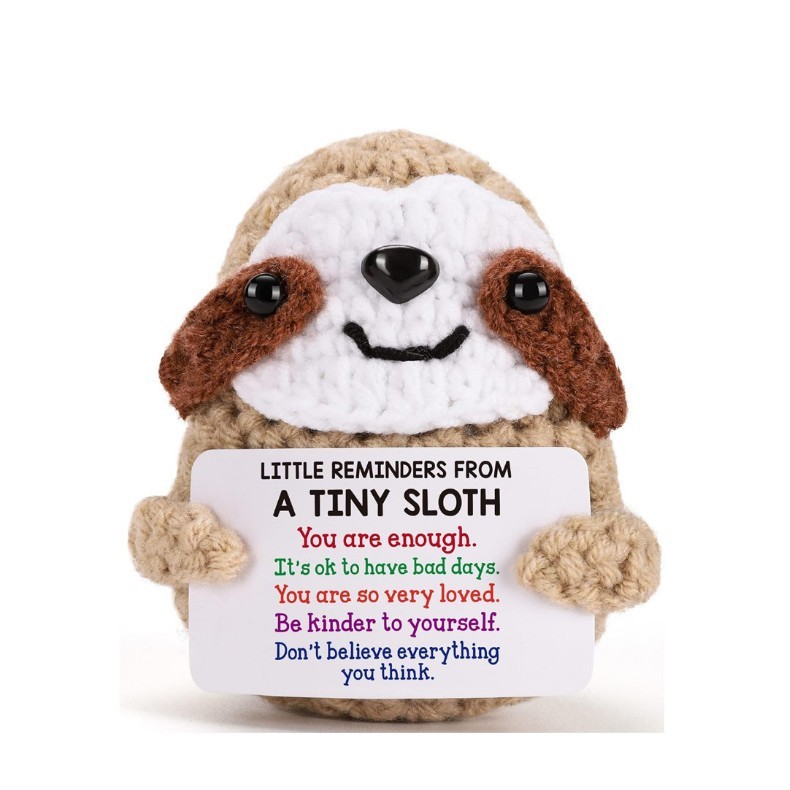 Brown Sloth colorful cards3