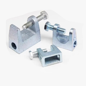 各种管道用耐用虎牙设计的U形方钢管夹和铸铁固定夹 - Product Image 3