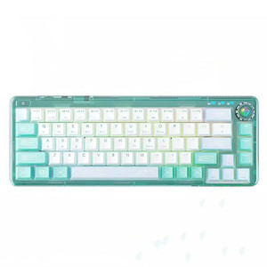 Teclado mecánico retroiluminado RGB de 68 teclas Hotswap con interfaz USB 60% Keycap transparente para aplicaciones informáticas - Product Image 4