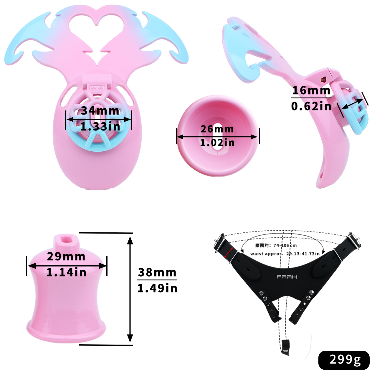 FRRK-299S+belt-pink