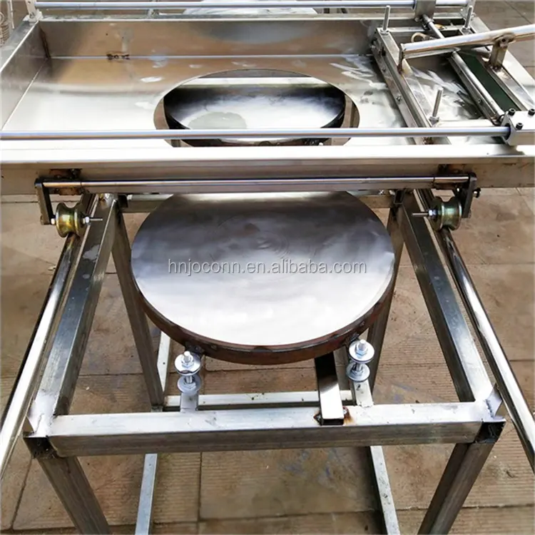 Máquina para hacer crepes de tipo LPG, 4 sartenes/50 cm tradicional árabe, máquina para hacer pan plano de crepé, a la venta