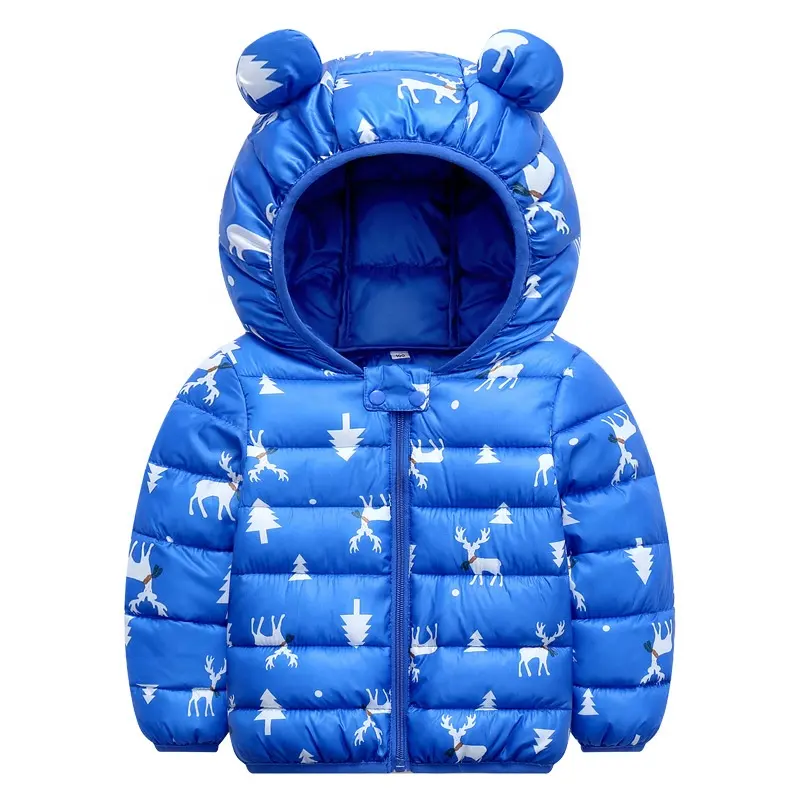 Filouda Baby Boys Girls Winter Jacket Fleece Lined Down Cotton Windproof Warm Hooded Puffer Coats