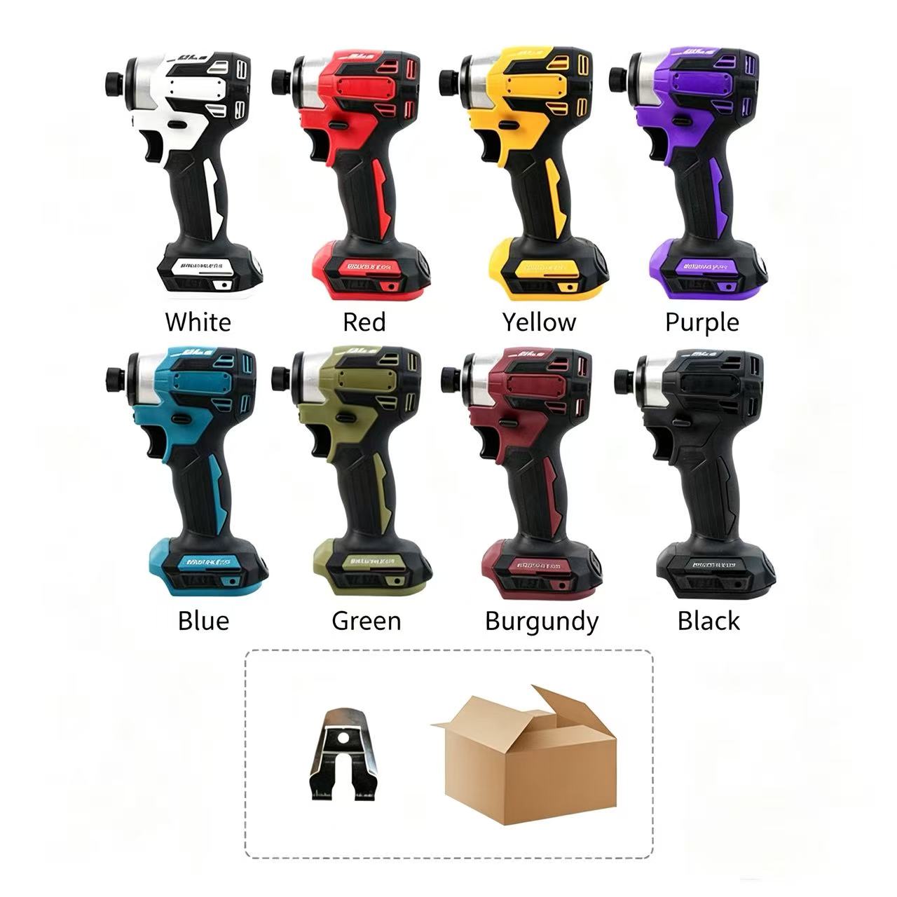Bare metal-8 color optional-independent carton hook