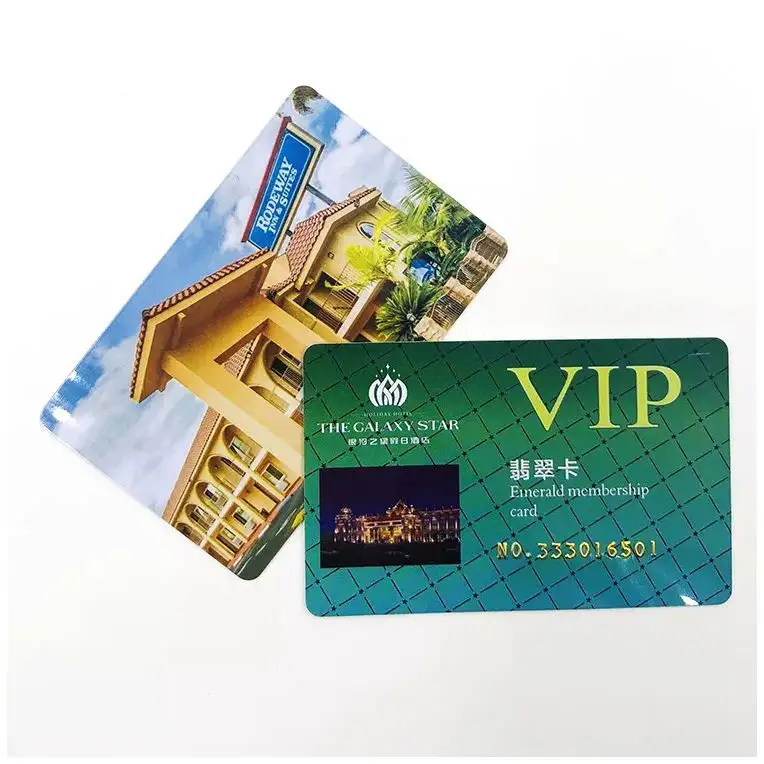 Online shop welcomed smart nfc contact business PVC card hotel rfid door card vip loyalty card