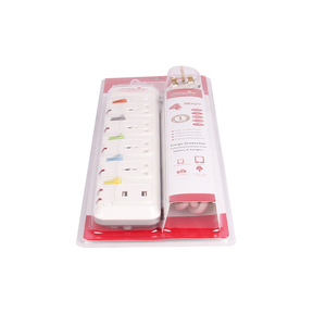 Prezzo a buon mercato Universale Multi Plug Sockets 3 Presa Power Strip Interruttore Individuale con 2 USB