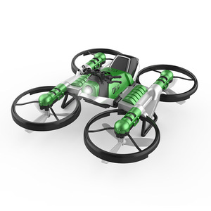 Drop Shipping <strong>2</strong> in 1 Dual Remote <strong>Control</strong> <strong>Drone</strong> Quad Copter Folding Motorcycle Deformation Toy NO WIFI - Product Image 2