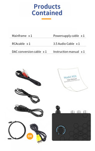 Bluetooth 5.4 Empfänger Faser Koaxial USB BT Sender Digitaler zu Analoger Konverter mit Fernbedienung - Product Image 6