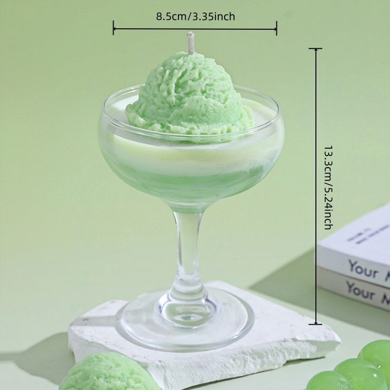 Coupe à cocktail verte