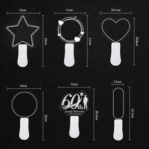 OEM bts spor toplantı Idol Cheer Prop 15 renk değişen konser parlayan akrilik sopa uzaktan kumanda el feneri sopa - Product Image 5