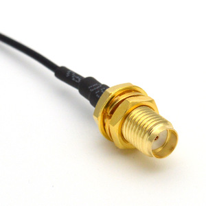 SMB konektörü SMB erkek uç lansmanı PCB klip kenar dağı RF koaksiyel konnektör için Si5351A kurulu 1.6mm PCB - Product Image 4