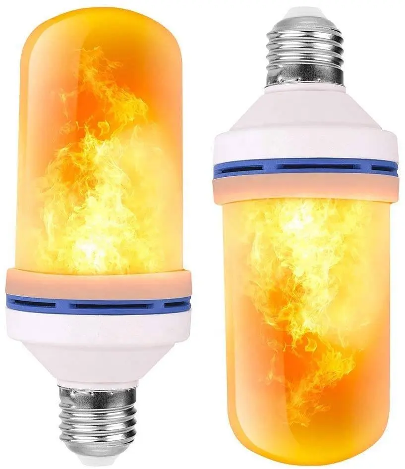 الجملة E27 LED الديناميكي لهب تأثير لمبة ذرة الخفقان مضاهاة الجاذبية مصباح ديكور الإبداعية النار أضواء الصين المورد